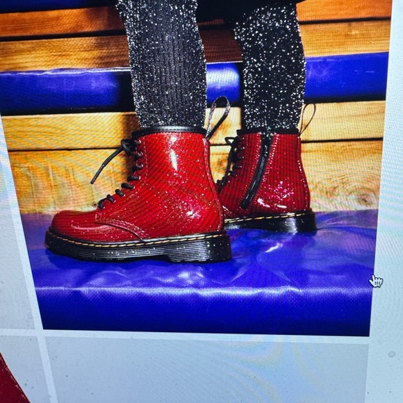 Dr Martens Glitter LaceUp Boots - Picture 4 of 12